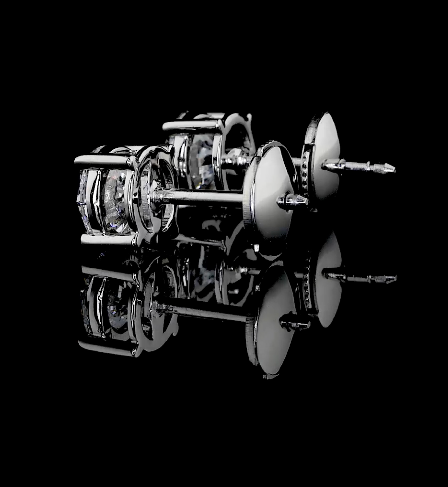 Celestia Bloom 7.16 Carat IGI Certified Diamond Drop Earrings | Jenny Jewells