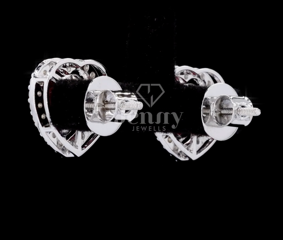 3.87 CT Heart Cut Pink Gemstone Earrings | 4.42 CT E VVS2 Diamond Halo Earrings | IGI Certified | Heart Cut Pink Gemstone Halo Diamond Earrings