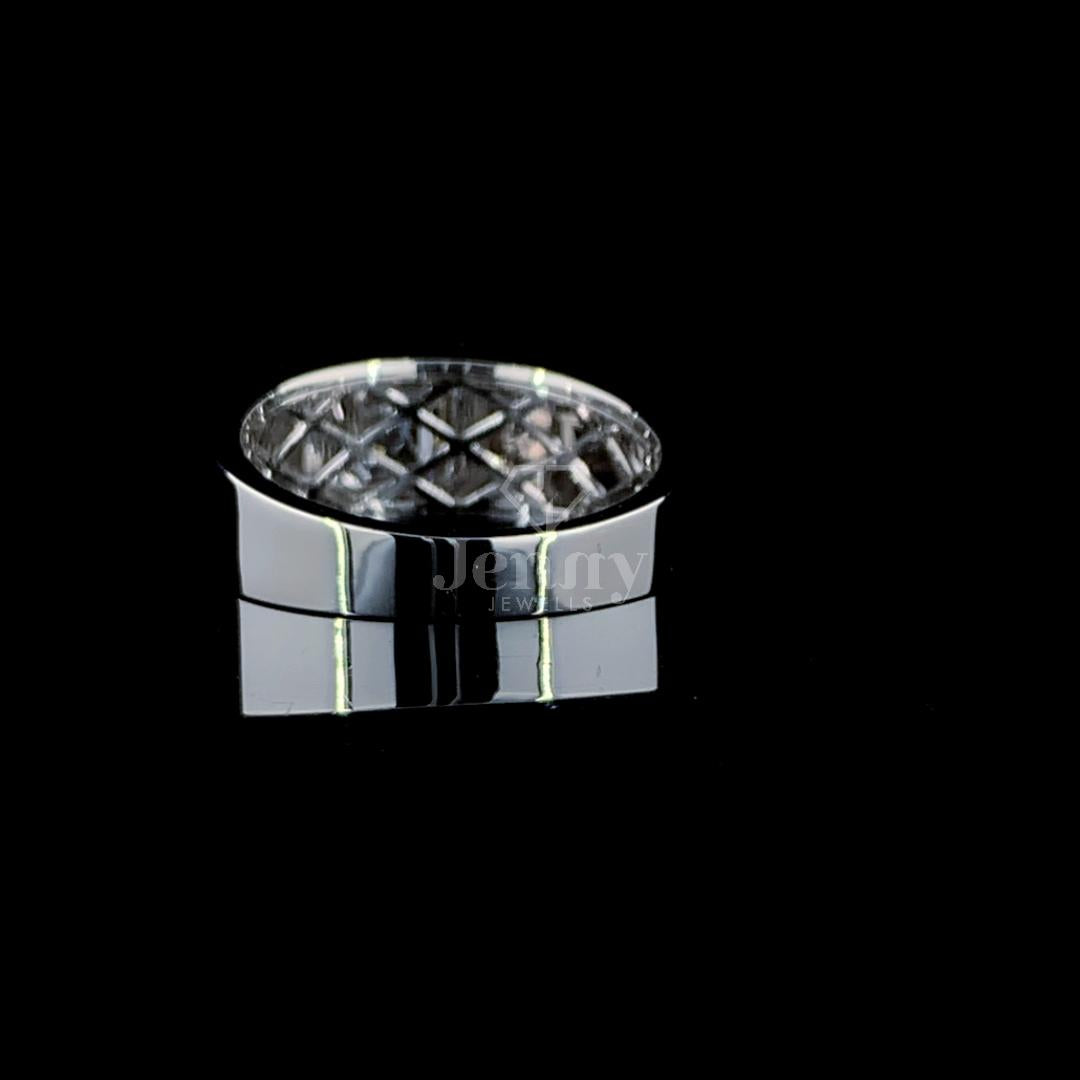 Asscher Cut Solitaire Men’s Ring