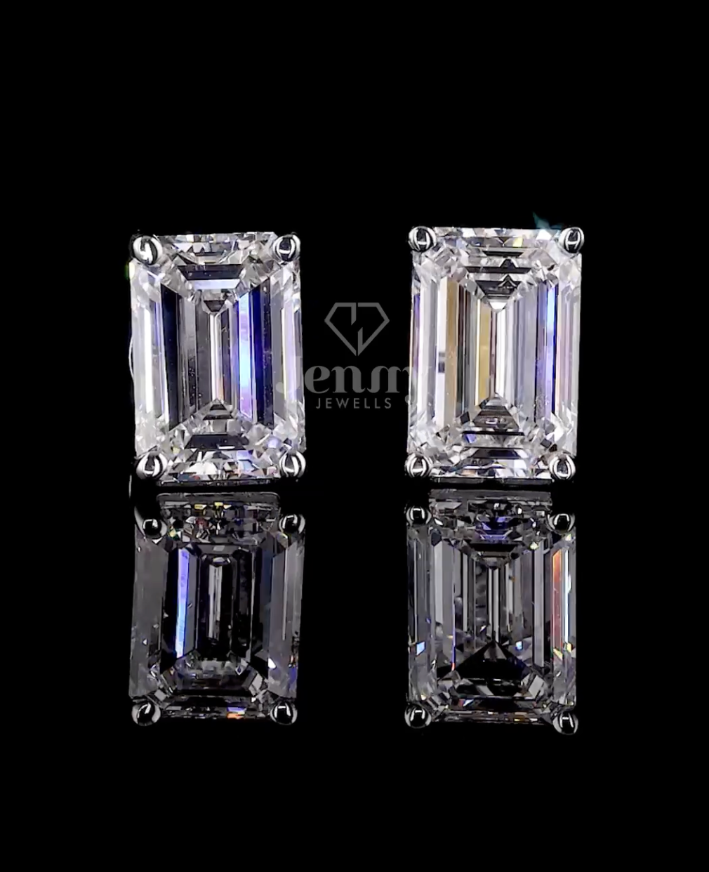 Aurora Empress 18.00 Carat IGI Certified Diamond Drop Earrings | Jenny Jewells - JENNY JEWELLS