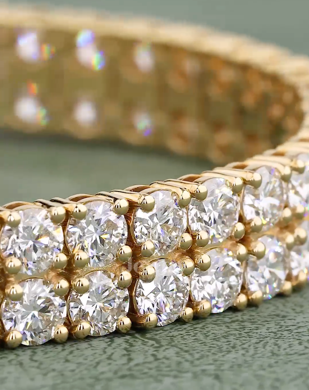 Royal Double Row 7.30 Carat Diamond Tennis Bracelet EF-VVS | Jenny Jewells - JENNY JEWELLS
