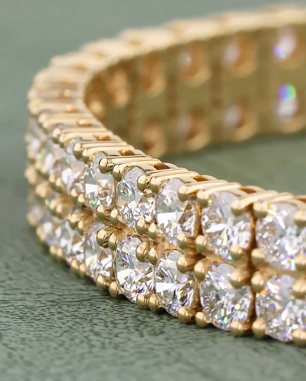 Royal Double Row 7.30 Carat Diamond Tennis Bracelet EF-VVS | Jenny Jewells - JENNY JEWELLS