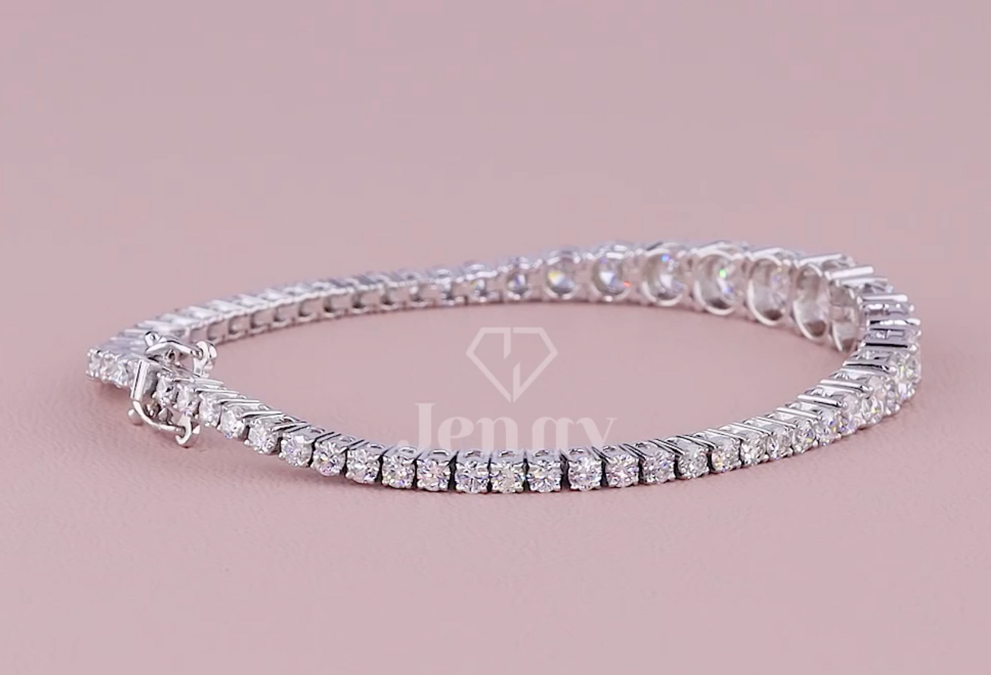 Lustre Flow 7.50 Carat Graduated Diamond Bracelet (E-F VS) | Jenny Jewells - JENNY JEWELLS