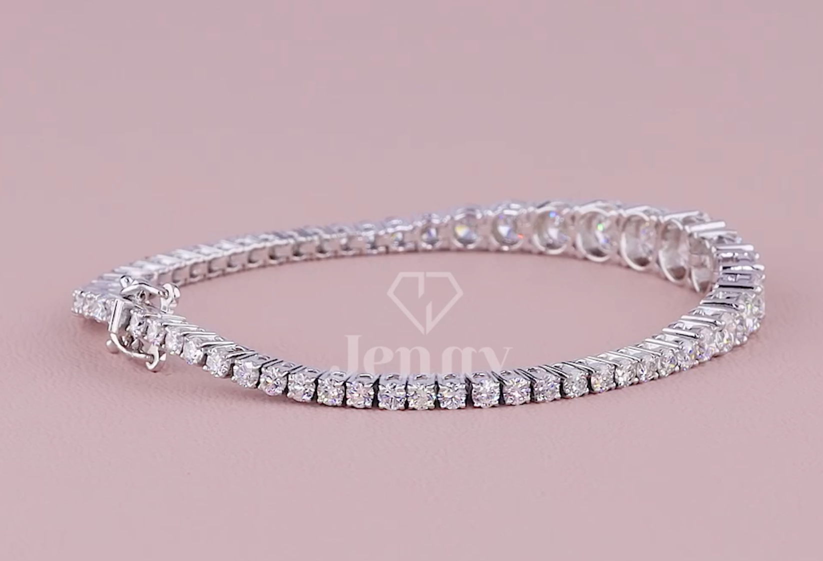 Lustre Flow 7.50 Carat Graduated Diamond Bracelet (E-F VS) | Jenny Jewells - JENNY JEWELLS