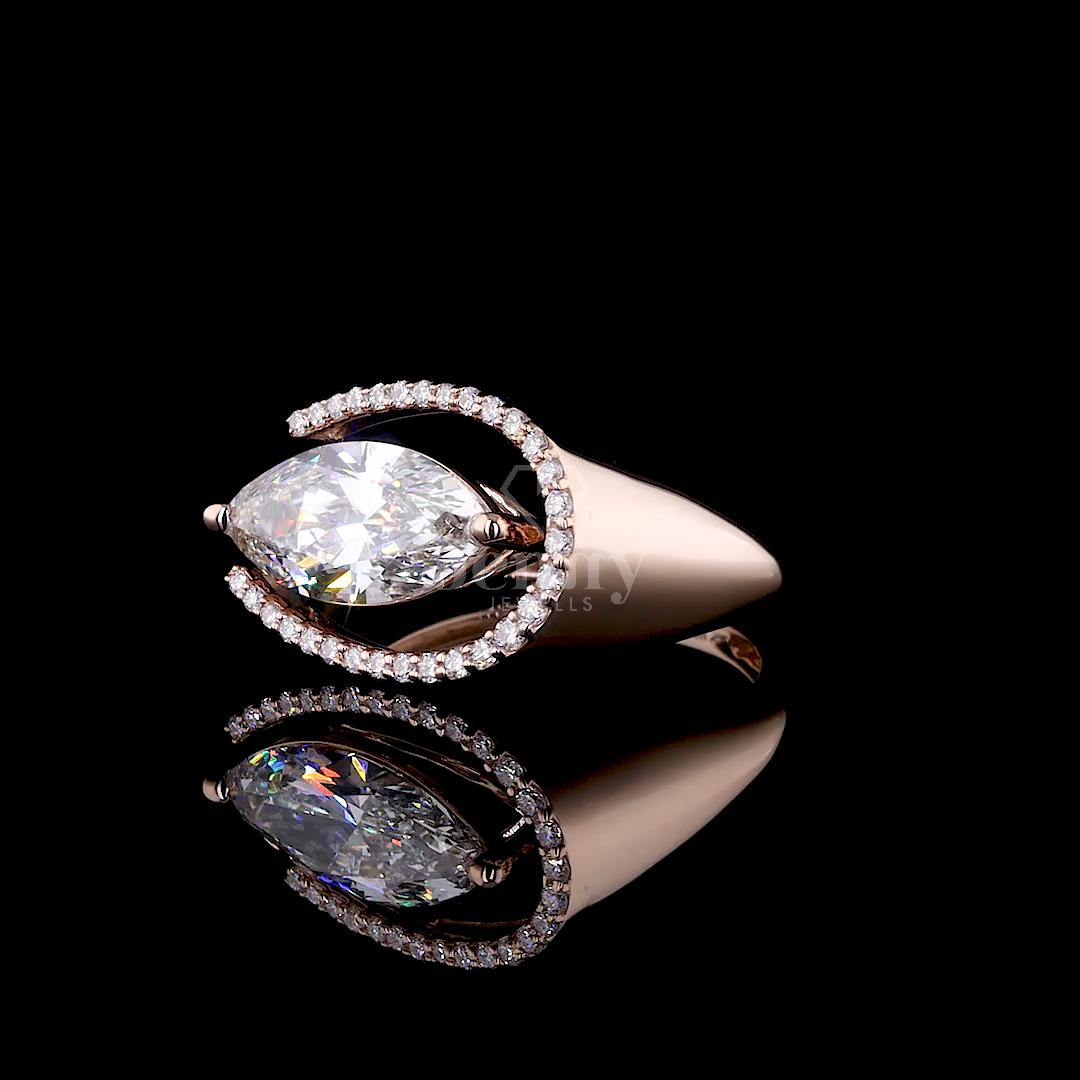 Marquise Diamond Ring - JENNY JEWELLS