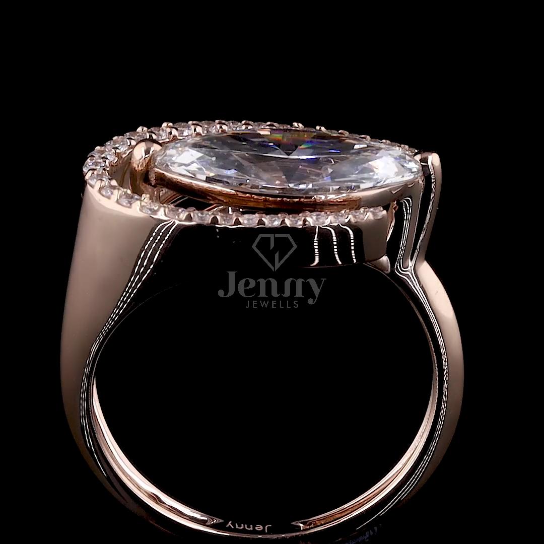 Marquise Diamond Ring - JENNY JEWELLS